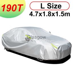 Car Sunshade Universal Car Covers Size L Indoor Outdoor Protection Full Auto Cover UV Snow Dust Resistant Protection Cover for Sedan x0725