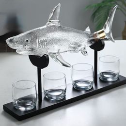 Wine Glasses shark decanter red wine bottle glass high grade decoration gift giving quality household life 230724