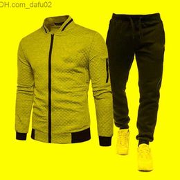 Men's Tracksuits Men's Tracksuits Brand Men Tracksuit 2 Pieces Men's Winter Jacket Casual Zipper Jackets Sportswear Pants Sweatshirt Sports Suit SetsMen' Z230725