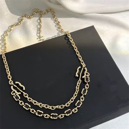 20 style heart-shaped Women's sweater chain Pendant Necklaces ccity Jewellery designer C logo Choker pearl long-chain flower Accessories 904589
