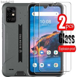2PCS FOR UMIDIGI Bison Pro High HD Tempered Glass Protective On UMI BisonPro 2021 Phone Screen Protector Film L230619