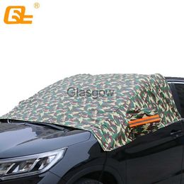 Car Sunshade Car Windshield Cover Outdoor Prevent Frost Snow Protection Dustproof Heatproof Winter Thickening Fit Sedan SUV Hatchback x0725