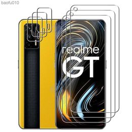 For Realme GT Neo / Realme GT 5G Camera Lens Film and Phone Protective Tempered Glass Screen Protector L230619