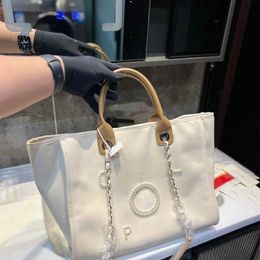 Luxurys Designer Bags Channel bag Beach Bag Handbag Large Capacity Shopping bags Tote bag Women's texture Pearl Totebag Multifunctional Shoulder Crossbody bag