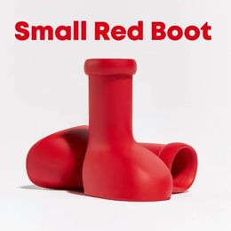 Boots Men women big red knee-high boots casual rain boots design thick bottom tube boots children's boots large size 33-48 230724