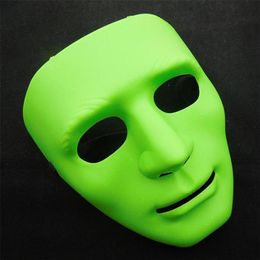 Halloween Green Full Face Mask Men Handsome Hip Hop Masquerade Mask Funny Show COS Adult Party Street Horror Lady Mask Decoratio