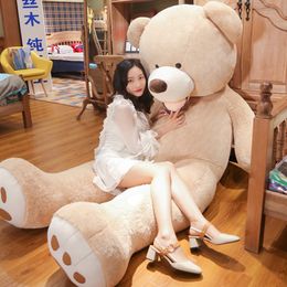 200CM New cartoon super big bear doll bear cloth doll cute Stuffed toy giant panda birthday gift girl