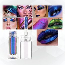 Eye Shadow Eyeshadow Gel Multi-Chrome Lipsticks Natural Glittering Eyeshadow Lipstick for Dating Night Club Party MH88 230724