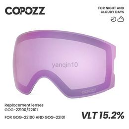 Ski Goggles COPOZZ 22101 and 22100 Ski Goggles Magnetic Replacement Lenses Spherical lens and Cylindrical lens HKD230725