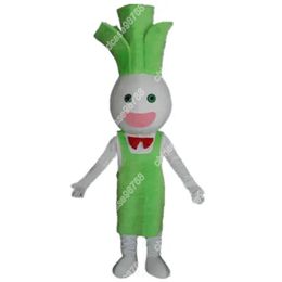 New Adult Characte Cute scallion Mascot Costume Halloween Christmas Dress Full Body Props Outfit Mascot Costume