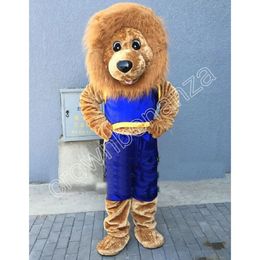 High Quality And Cute Lion Mascot Costume Cartoon Set Birthday Party Role-Playing Adult Size Carnival Christmas Gift