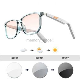 Smart Glasses Bluetooth 5.0 smart glasses intelligente Eyewear TWS music headset can be customized prescription lens photochromic lens HKD230725