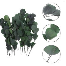 Decorative Flowers Fake Indoor Decor Home Crafts Eucalyptus Leaves Dried Tree Live Bundle Preserved