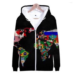 Men's Hoodies Mens Hoodie Men Funny Sweatshirt Graffiti 3d Anime Colorful Printed Clothing Winter Long Sleeve