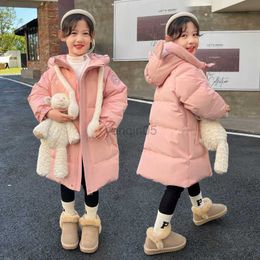 Down Coat Girls Duck Down Jacket Kids Winter Clothes for 10 to 12 Years Chidren 2023 New Coat Free Shipping and Clothing Glengarry HKD230725