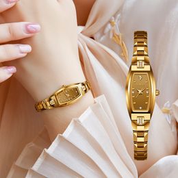 Women s Watches OLEVS Luxury for Women Fashion Waterproof Gold Wristwatch Ladies Bracelet Gift Set Girls Tungsten Steel Watch Jererly 230725