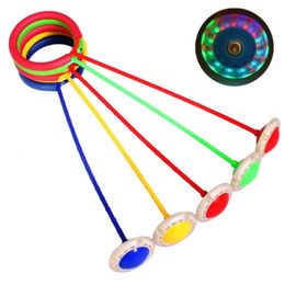 LED Light Sticks Flash Ball Baby Toy Outdoor Fun Running Exercise Sports Children Jumping Force Reaction Training Swing Childparent Game 230724