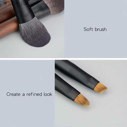 Makeup Brushes 12 piece mini Makeup brush set short handle pine powder powder blusher brush eye shadow animal hair facial makeup tools Z230725