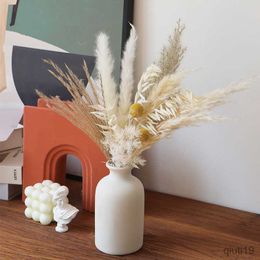 Dried Flowers Dried Grass Bunny Tails Dried Flowers Small Reed Grass Bouquet for Wedding Arrangement Flowers Home Table Decor R230725