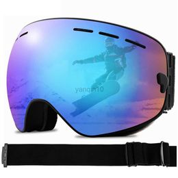 Ski Goggles New Ski Goggles Men Snowboard Glasses Women Winter Outdoor Snow Sunglasses UV400 Double Layers Lens Anti-Fog Skiing Goggles HKD230725