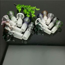 Glass Pipes Smoking blown hookah Manufacture Hand-blown bongs New Colourful Rock Hook Glass Adapter