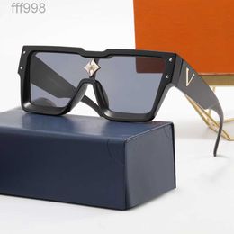 Women Designer Sunglasses for Option woman Fashion Glasses Rectangle Top Big Full Frame Letter 5 Design for Man Quality GJVT