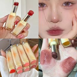 Lipstick Wood Rose Colored Lip Balm Moisturizing Velvet Easy To Color Natural Lasting Jelly Gloss Care Makeup Cosmetics 230725