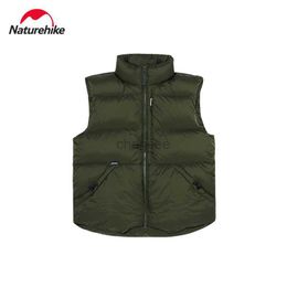 Women's Down Parkas Naturehike Unisex Down Thermal Vest Hiking Camping Hunting Fishing Outdoor Warm Vest Men Women Lightweight Winter Jacket HKD230725