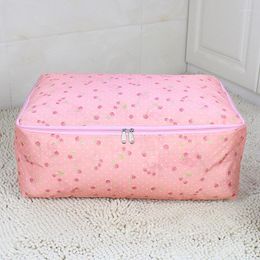 Storage Bags Color Clothes Bag Folding Closet Packing Box Oxford Fabric Organizer For Pillow Quilt Zipper