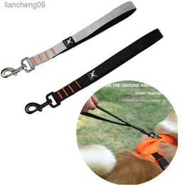 Durable Dog Leash Nylon Short Pet Training Leash For Cats Dogs Outdoor Walking Dog Traction Rope Pet Car Seat Belt L230620