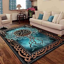 Carpets Nordic Tree of Life Carpet for Living Room Home Decorations Sofa Table Large Area Rugs for Bedroom Floor Mat R230725