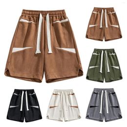 Running Shorts Casual Jogging Cotton Men'S Summer Vintage Sports Push Apparel With Pockets For Men