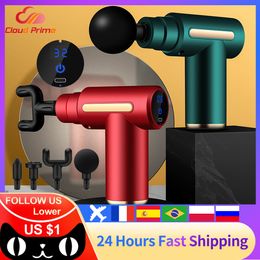 Full Body Massager Mini massage gun high-frequency muscle tissue pain relief tension exercise back massage gun portable fitness equipment 230724