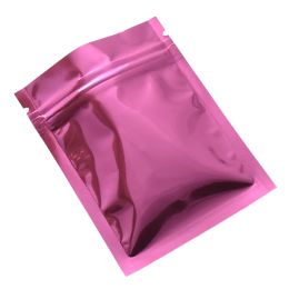 Simple 7.5x10cm Zipper Top Mylar Bag Reclosable Aluminium Foil Zip Lock Package Food Sample Bags