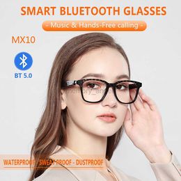 Smart Glasses TWS Smart Glasses Women Wireless Bluetooth Headset Glasses Smart Hands-free Music Headset Anti Blue Light for IPhone Android HKD230725