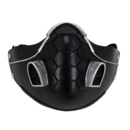 Resin Viper Mask Halloween Half Face Cosplay Party Mask Playing Bar Ball Performance Programme Prop