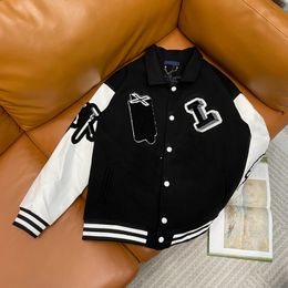 24ww Baseball Coat Embroidery Letterman Jacket Single Breasted Warm Jackets Couples Women Men Varsity Coats Men's Designer Clothing