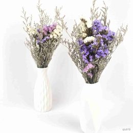 Dried Flowers PCS Natural Dried Forget-Me-not Sea Lavender Flower Bouquet Natural Flowers Decoration Home Christmas Flower Arrangement R230725