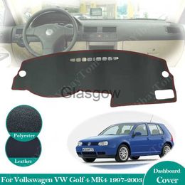 Car Sunshade For Volkswagen VW Golf 4 MK4 1997 ~ 2003 1J AntiSlip Leather Mat Dashboard Cover Pad Sunshade Carpet Dashmat Accessories 2002 x0725