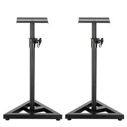 2x Heavy Duty Studio Monitor Speaker Stands Adjustable 1 Pair207x