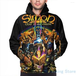 Men's Hoodies Mens Sweatshirt For Women Funny Simon The Sorcerer Print Casual Hoodie Streatwear