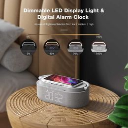 Portable Speakers Multi-function with Wireless Bluetooth Speaker LED Adjustable Lighting Support for Fast Charging Station R230725