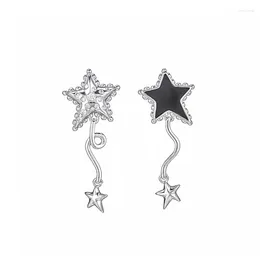 Dangle Earrings Punk Cool Asymmetric Small Tail Meteor Tassel Star Drop Women Senior Sense Of Fashion Personality Party Jewellery Gift