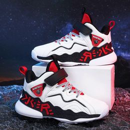 Brand Boys Basketball Shoes Leather Kids Sneakers Non-slip Children Girls Sport Shoes teens Child Trainer Shoes Boy Girl Basket