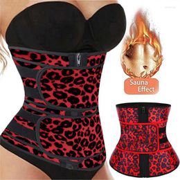 Active Shirts Leopard Print Corset Women Neoprene Shapewear Body Shaper Zipper Plus Size Waist Trainer Control Yoga Tops Fitness Belt