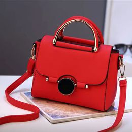 New fashion all-in-one handbag women fashion simple crossbody bag Korean version of women temperament cute small bag