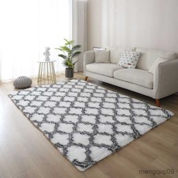 Carpets Soft Rugs For Modern Living Room Long Hair Lounge Carpet In The Bedroom Furry Decoration Nordic Fluffy Floor Mats R230725