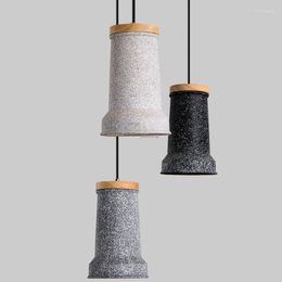 Pendant Lamps Modern LED Cement Lights Vintage Loft Hanging Lamp Industrial Creative Design Lighting Light Fixtures