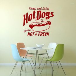 Wall Stickers Dog Decal Restaurant Sticker Sign Quote Food Winow Decals Home Art Decor Removable Modern Mural SY400