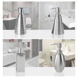 Liquid Soap Dispenser 304 Stainless Steel Nozzle Hand Lotion Pump Fitting Sanitizer Bottle Bathroom Accessaries